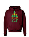 Matching Christmas Design - Elf Family - Baby Elf Dark Hoodie Sweatshirt by TooLoud-Hoodie-TooLoud-Maroon-Small-Davson Sales