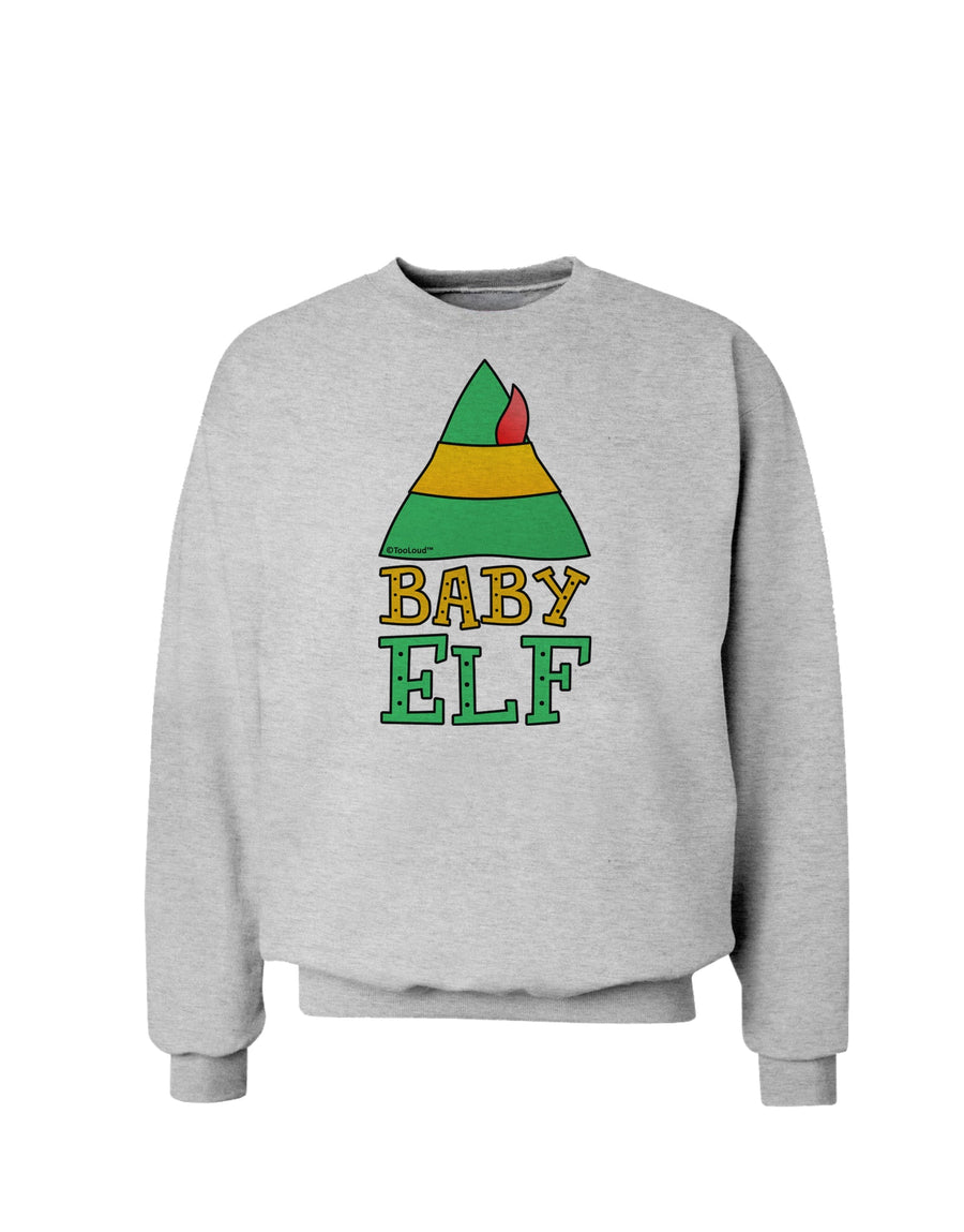 Matching Christmas Design - Elf Family - Baby Elf Sweatshirt by TooLoud-Sweatshirts-TooLoud-White-Small-Davson Sales