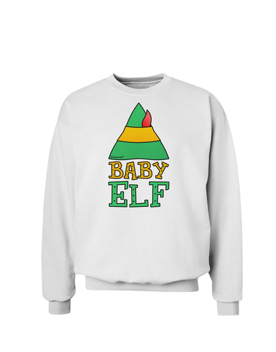 Matching Christmas Design - Elf Family - Baby Elf Sweatshirt by TooLoud-Sweatshirts-TooLoud-White-Small-Davson Sales