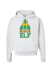 Matching Christmas Design - Elf Family - Mama Elf Hoodie Sweatshirt-Hoodie-TooLoud-White-Small-Davson Sales