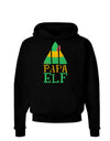 Matching Christmas Design - Elf Family - Papa Elf Dark Hoodie Sweatshirt-Hoodie-TooLoud-Black-Small-Davson Sales