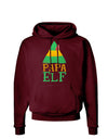 Matching Christmas Design - Elf Family - Papa Elf Dark Hoodie Sweatshirt-Hoodie-TooLoud-Maroon-Small-Davson Sales