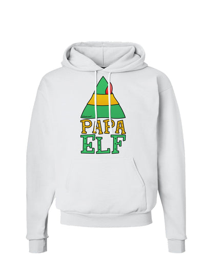 Matching Christmas Design - Elf Family - Papa Elf Hoodie Sweatshirt-Hoodie-TooLoud-White-Small-Davson Sales