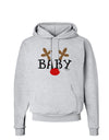 Matching Family Christmas Design - Reindeer - Baby Hoodie Sweatshirt by TooLoud-Hoodie-TooLoud-AshGray-Small-Davson Sales