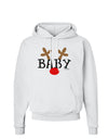 Matching Family Christmas Design - Reindeer - Baby Hoodie Sweatshirt by TooLoud-Hoodie-TooLoud-White-Small-Davson Sales