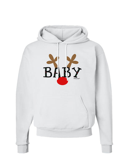 Matching Family Christmas Design - Reindeer - Baby Hoodie Sweatshirt by TooLoud-Hoodie-TooLoud-White-Small-Davson Sales