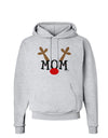 Matching Family Christmas Design - Reindeer - Mom Hoodie Sweatshirt  by TooLoud