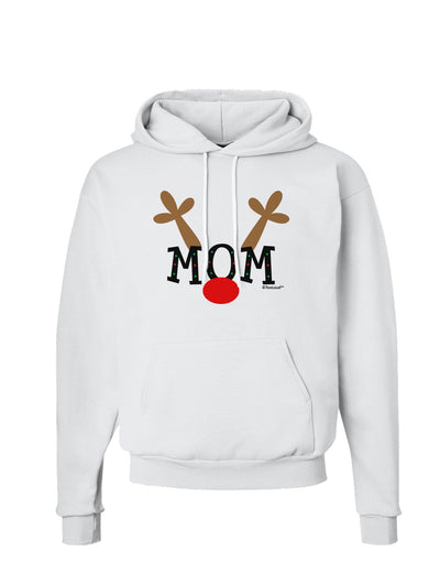 Matching Family Christmas Design - Reindeer - Mom Hoodie Sweatshirt  by TooLoud