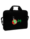 Matching Family Ornament Baby 15&#x22; Dark Laptop / Tablet Case Bag-Laptop / Tablet Case Bag-TooLoud-Black-White-Davson Sales