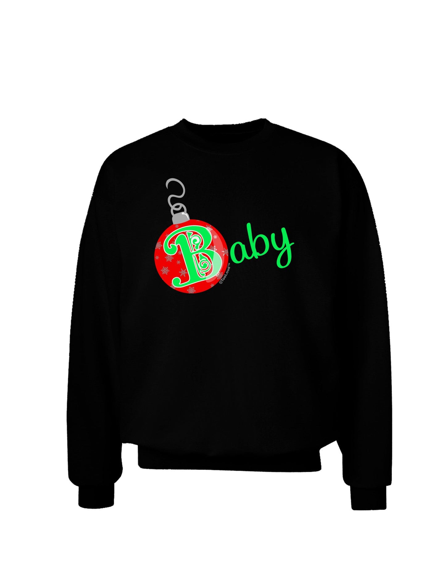 Matching Family Ornament Baby Adult Dark Sweatshirt-Sweatshirts-TooLoud-Black-Small-Davson Sales