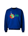 Matching Family Ornament Baby Adult Dark Sweatshirt-Sweatshirts-TooLoud-Deep-Royal-Blue-Small-Davson Sales