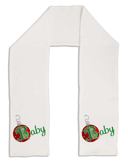 Matching Family Ornament Baby Adult Fleece 64&#x22; Scarf-Ornament-TooLoud-White-One-Size-Adult-Davson Sales