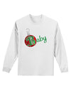 Matching Family Ornament Baby Adult Long Sleeve Shirt-Ornament-TooLoud-White-Small-Davson Sales