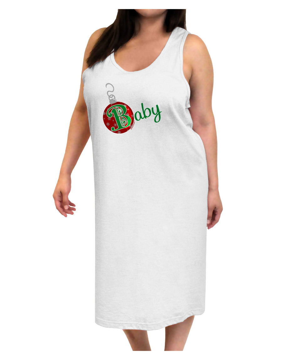 Matching Family Ornament Baby Adult Tank Top Dress Night Shirt-Night Shirt-TooLoud-White-One-Size-Adult-Davson Sales