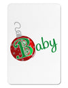 Matching Family Ornament Baby Aluminum Magnet-Ornament-TooLoud-White-Davson Sales