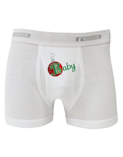 Matching Family Ornament Baby Boxer Briefs-Boxer Briefs-TooLoud-White-Small-Davson Sales