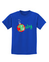 Matching Family Ornament Baby Childrens Dark T-Shirt-Childrens T-Shirt-TooLoud-Royal-Blue-X-Small-Davson Sales
