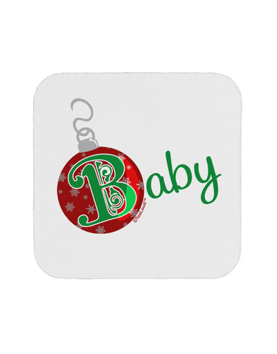 Matching Family Ornament Baby Coaster-Coasters-TooLoud-1-Davson Sales