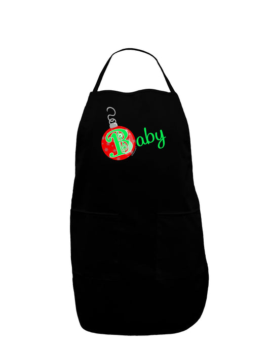Matching Family Ornament Baby Dark Adult Apron-Bib Apron-TooLoud-Black-One-Size-Davson Sales