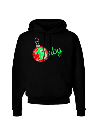 Matching Family Ornament Baby Dark Hoodie Sweatshirt-Hoodie-TooLoud-Black-Small-Davson Sales