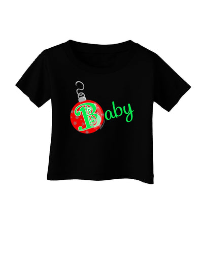 Matching Family Ornament Baby Infant T-Shirt Dark-Ornament-TooLoud-Black-06-Months-Davson Sales