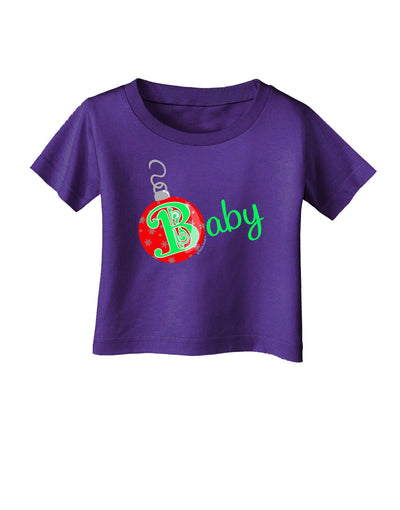 Matching Family Ornament Baby Infant T-Shirt Dark-Ornament-TooLoud-Purple-06-Months-Davson Sales