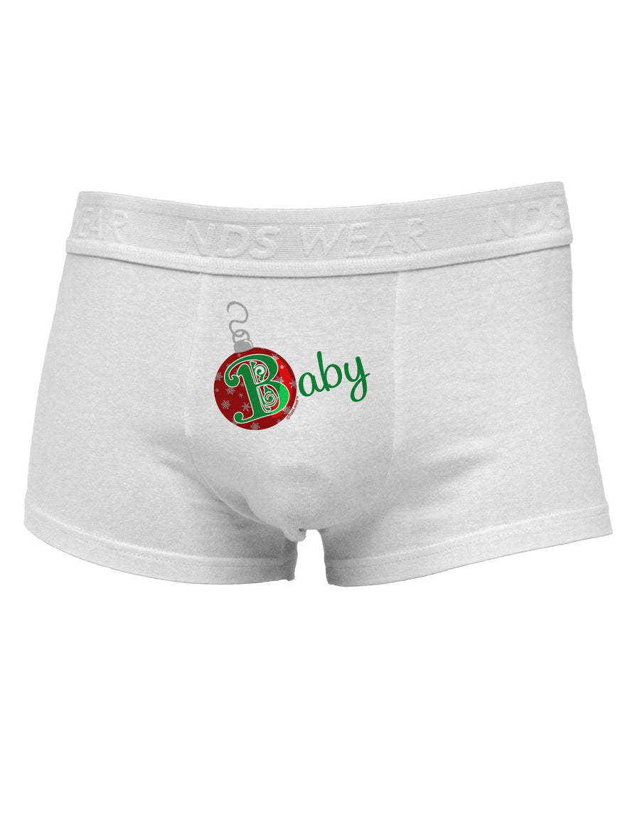 Matching Family Ornament Baby Mens Cotton Trunk Underwear-Men's Trunk Underwear-NDS Wear-White-Small-Davson Sales