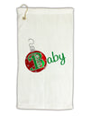 Matching Family Ornament Baby Micro Terry Gromet Golf Towel 16 x 25 inch-Ornament-TooLoud-White-Davson Sales