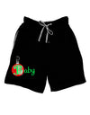 Matching Family Ornament Baby Relaxed Adult Lounge Shorts-Ornament-TooLoud-Black-Small-Davson Sales