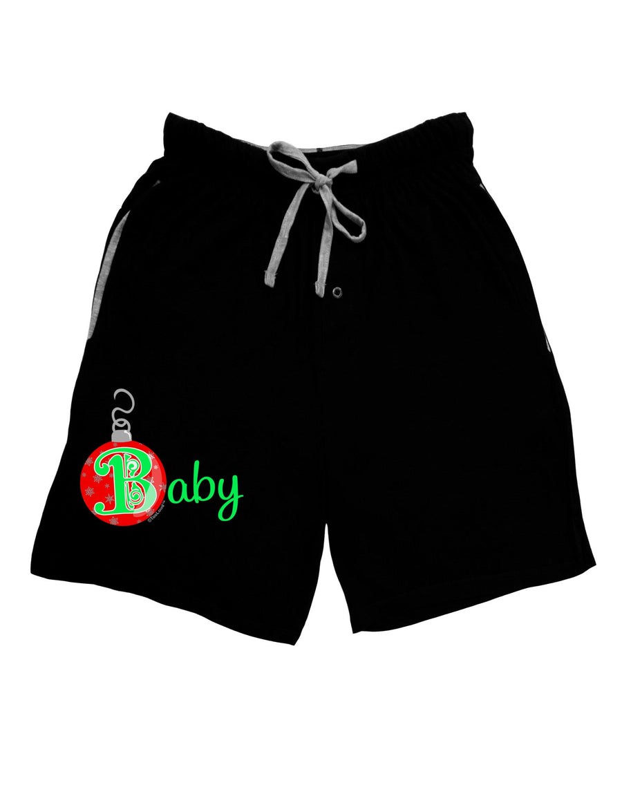 Matching Family Ornament Baby Relaxed Adult Lounge Shorts-Ornament-TooLoud-Black-Small-Davson Sales