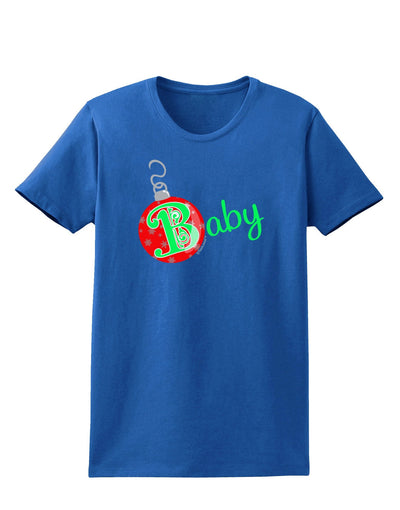 Matching Family Ornament Baby Womens Dark T-Shirt-Ornament-TooLoud-Royal-Blue-X-Small-Davson Sales