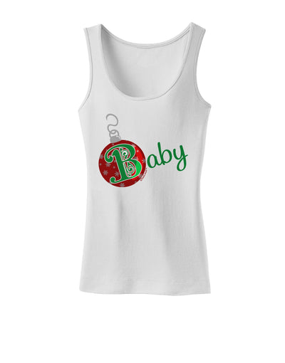 Matching Family Ornament Baby Womens Tank Top-Ornament-TooLoud-White-X-Small-Davson Sales