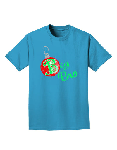 Matching Family Ornament Big Bro Adult Dark T-Shirt-Mens T-Shirt-TooLoud-Turquoise-Small-Davson Sales