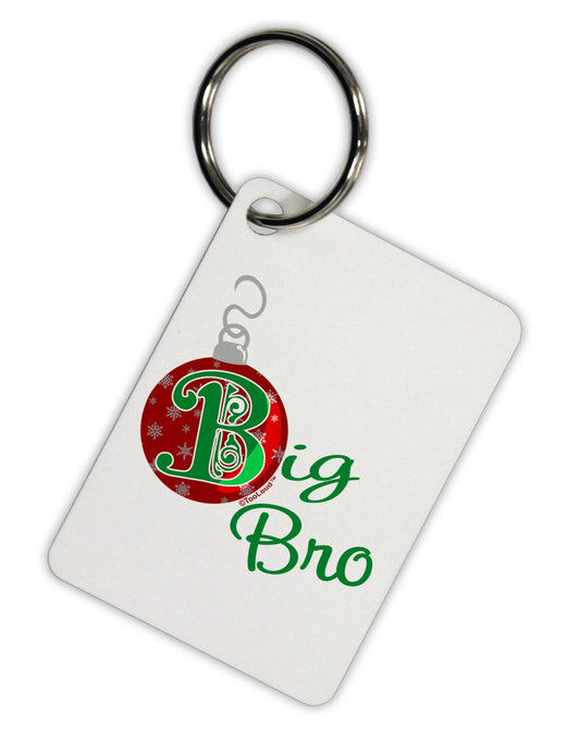 Matching Family Ornament Big Bro Aluminum Keyring Tag-Ornament-TooLoud-White-Davson Sales