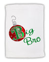 Matching Family Ornament Big Bro Micro Terry Sport Towel 11 x 18 inches-Ornament-TooLoud-White-Davson Sales