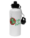 Matching Family Ornament Big Sis Aluminum 600ml Water Bottle-Ornament-TooLoud-White-Davson Sales