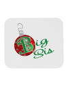 Matching Family Ornament Big Sis Mousepad-Ornament-TooLoud-White-Davson Sales