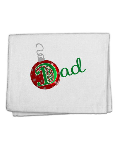 Matching Family Ornament Dad 11&#x22;x18&#x22; Dish Fingertip Towel-Fingertip Towel-TooLoud-White-Davson Sales