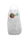 Matching Family Ornament Dad Adult Apron-Bib Apron-TooLoud-White-One-Size-Davson Sales