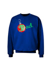 Matching Family Ornament Dad Adult Dark Sweatshirt-Sweatshirts-TooLoud-Deep-Royal-Blue-Small-Davson Sales