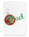 Matching Family Ornament Dad Aluminum Magnet-Ornament-TooLoud-White-Davson Sales