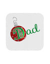 Matching Family Ornament Dad Coaster-Coasters-TooLoud-1-Davson Sales