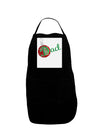 Matching Family Ornament Dad Panel Dark Adult Apron-Bib Apron-TooLoud-Black-One-Size-Davson Sales