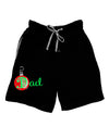 Matching Family Ornament Dad Relaxed Adult Lounge Shorts-Ornament-TooLoud-Black-Small-Davson Sales