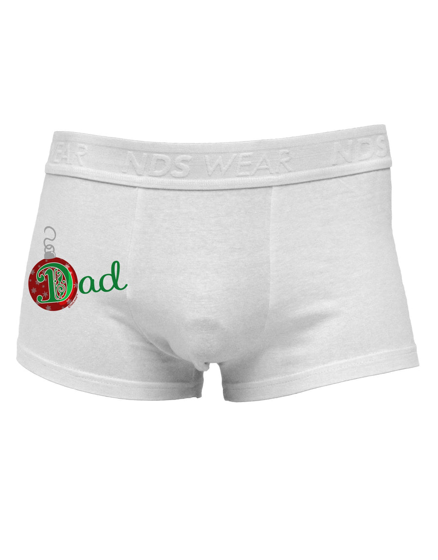 Matching Family Ornament Dad Side Printed Mens Trunk Underwear-Ornament-NDS Wear-White-Small-Davson Sales