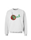 Matching Family Ornament Dad Sweatshirt-Sweatshirts-TooLoud-White-Small-Davson Sales