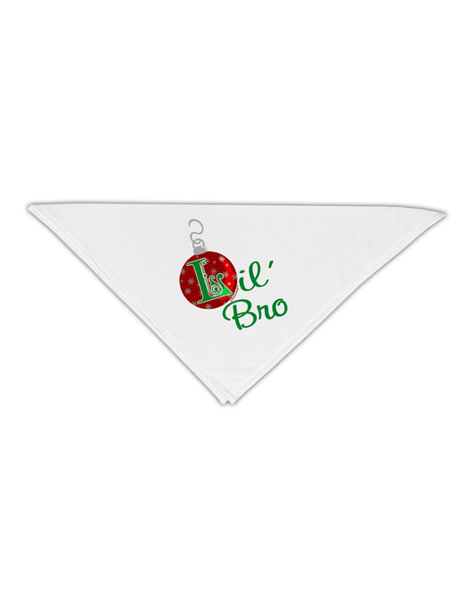 Matching Family Ornament Lil Bro Adult 19&#x22; Square Bandana-Square Bandanas-TooLoud-White-One-Size-Adult-Davson Sales