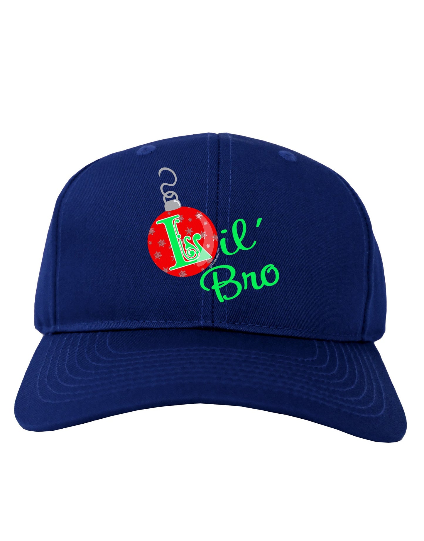Matching Family Ornament Lil Bro Adult Dark Baseball Cap Hat-Baseball Cap-TooLoud-Royal-Blue-One Size-Davson Sales