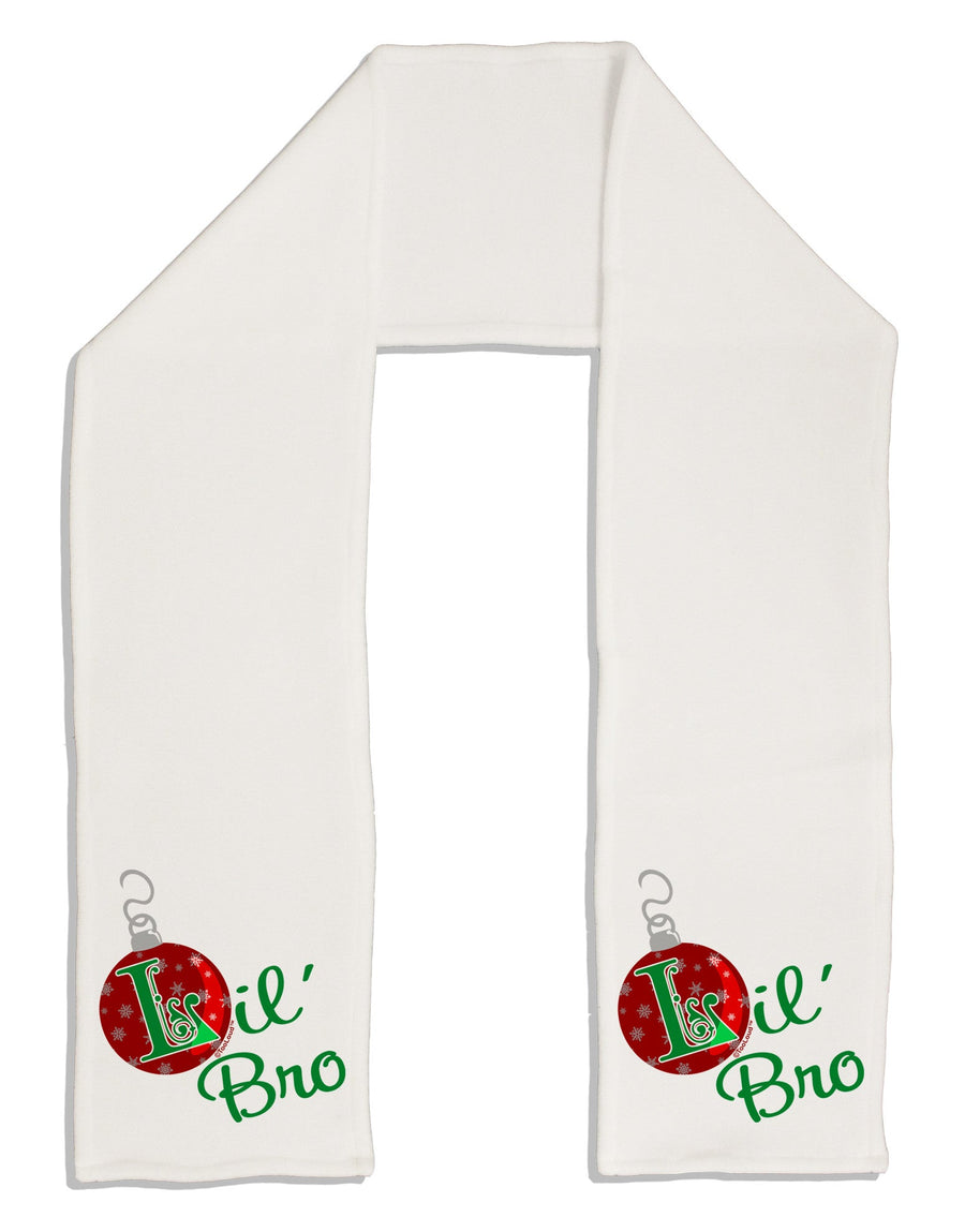 Matching Family Ornament Lil Bro Adult Fleece 64&#x22; Scarf-Ornament-TooLoud-White-One-Size-Adult-Davson Sales