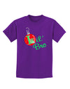 Matching Family Ornament Lil Bro Childrens Dark T-Shirt-Childrens T-Shirt-TooLoud-Purple-X-Small-Davson Sales